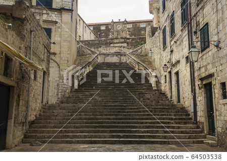 Dubrovnik in the winter 64503538