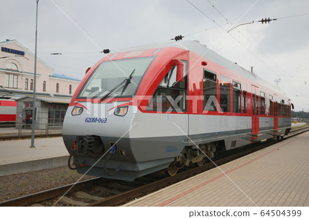 Railway / Vilnius Lithuania Railway / Vilnius Lithuania 64504399