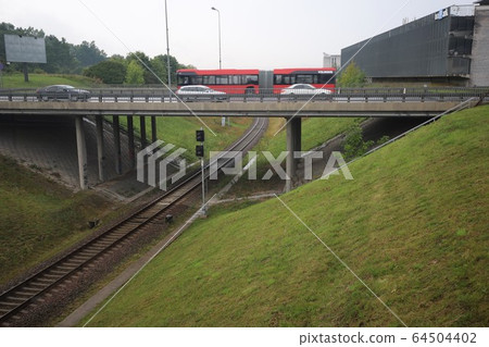 Railway / Vilnius Lithuania Railway / Vilnius Lithuania 64504402