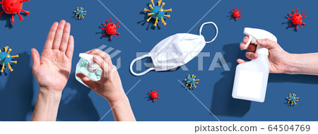 Prevent virus and germs Prevent virus and germs 64504769