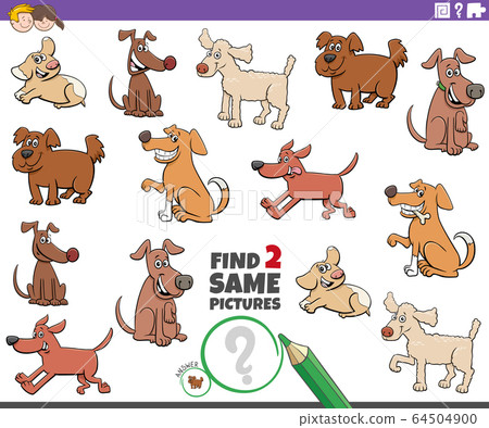 find two same dog characters task for kids find two same dog characters task for kids 64504900