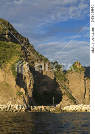 Korea's volcanic island Ulleungdo landscape 64506946