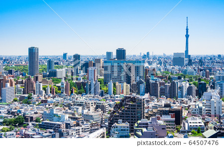 Townscape around Tokyo Sky Tree and Bunkyo-ku, Taito-ku Townscape around Tokyo Sky Tree and Bunkyo-ku, Taito-ku 64507476