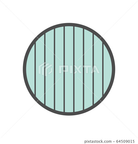 Wood material and sawmill industry vector icon Wood material and sawmill industry vector icon 64509015