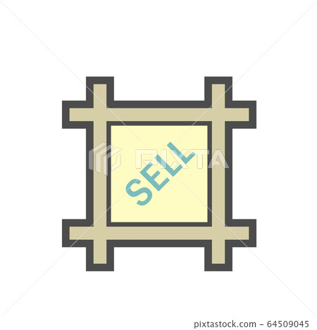 Land for sell vector icon design. 64509045