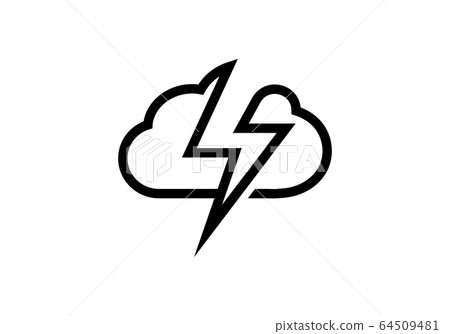 Creative cloud logo for your corporate designs. Modern isolated vector icon. Creative cloud logo for your corporate designs. Modern isolated vector icon. 64509481