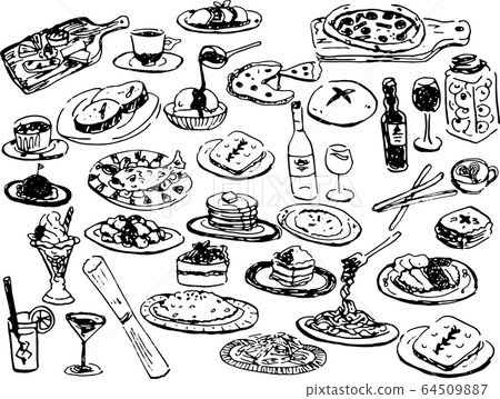 Italian (line drawing) 64509887