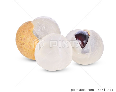 longan fruit on white background 64510844