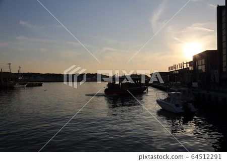 Misaki Port in winter Misaki Port in winter 64512291