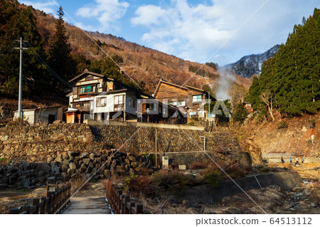Monkey Park entrance in spring, Yamanouchi Monkey Park entrance in spring, Yamanouchi 64513112