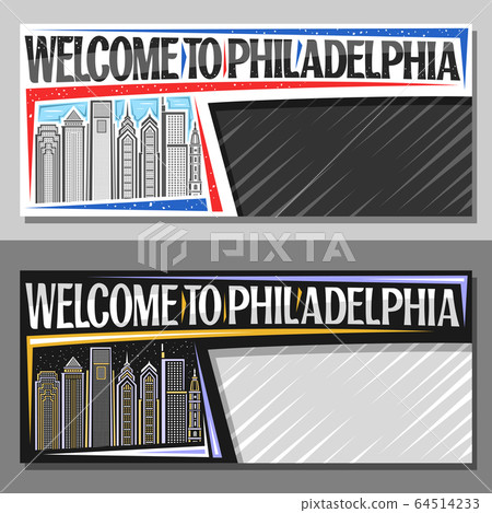 Vector layouts for Philadelphia - Stock Illustration [64514233] - PIXTA