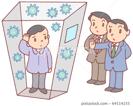 新的冠狀病毒，感染者隔離 64514255