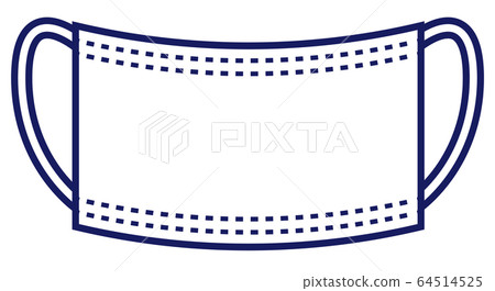 Illustration of disposable mask 64514525