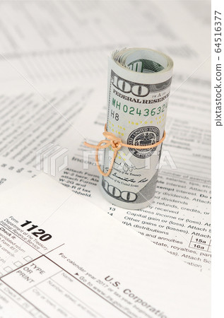 1120 U.S. Corporation income tax return form with 1120 U.S. Corporation income tax return form with 64516377