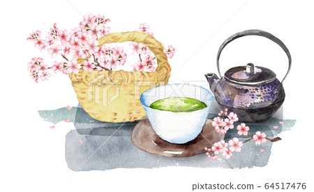 櫻花和日本茶 櫻花和日本茶 64517476