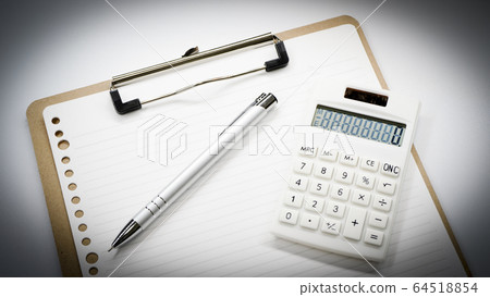 Clipboard pen calculator 64518854