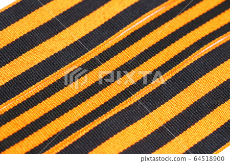 St. George's ribbon isolated on white background. The symbol of the great victory of May 9 St. George's ribbon isolated on white background. The symbol of the great victory of May 9 64518900