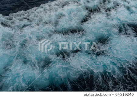 從船上看到的海浪 從船上看到的海浪 64519240