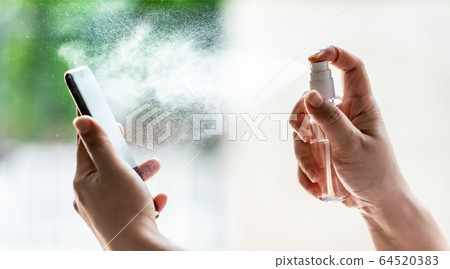 mobile phone cleaning using alcohol spray mobile phone cleaning using alcohol spray 64520383