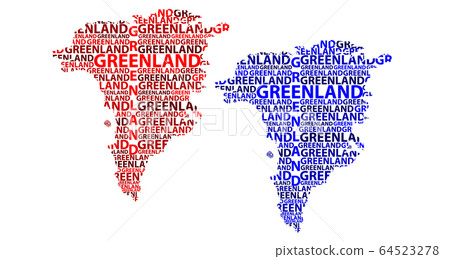 Map of Greenland - vector illustration Map of Greenland - vector illustration 64523278
