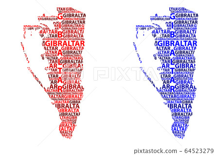 Map of Gibraltar - vector illustration Map of Gibraltar - vector illustration 64523279