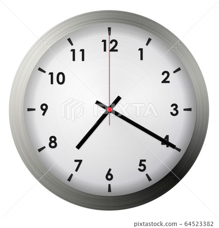 Analog metal wall clock 64523382