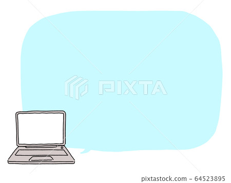 Computer balloon color - Stock Illustration [64523895] - PIXTA