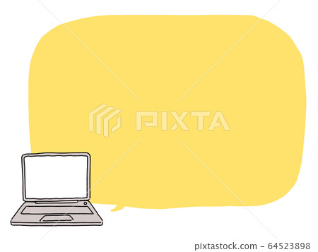 Computer balloon color - Stock Illustration [64523898] - PIXTA