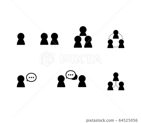 Set of communication icons / illustration / business 64525056