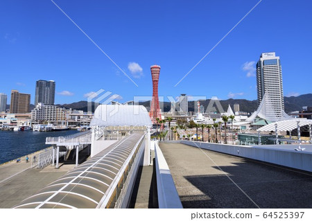 神戶港塔和神戶港 64525397
