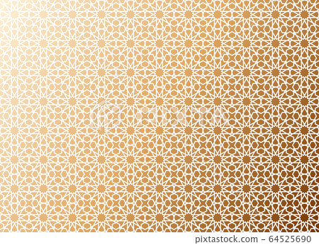 Seamless persian eastern oriental traditional girih tile ornament. Authentic arabian building decorative architectural element. Vector islamic geometric motif. Seamless persian eastern oriental traditional girih tile ornament. Authentic arabian building decorative architectural element. Vector islamic geometric motif. 64525690