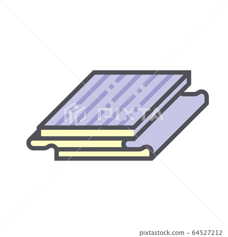 Wood floor and material vector icon design on 64527212