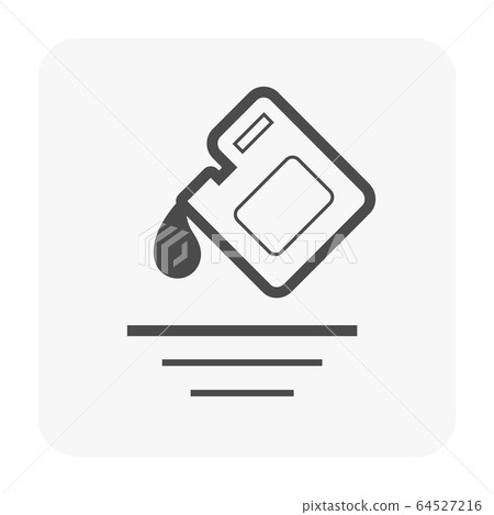 water chemical icon 64527216