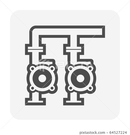 water pump icon 64527224