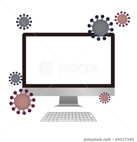 PC infected by virus 64527340