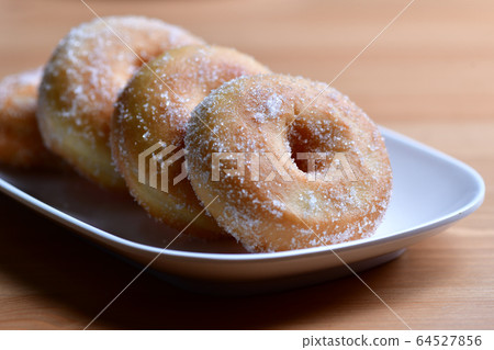 Close up of homemade sweet doughnut 64527856