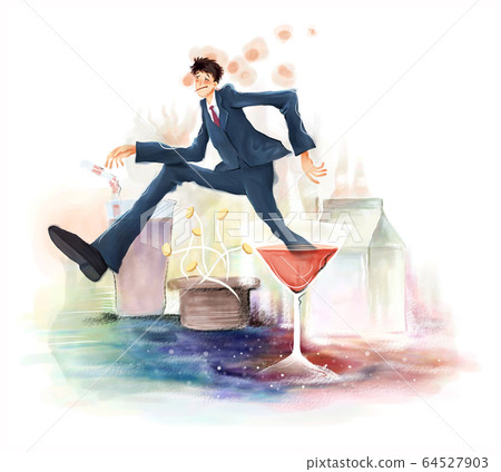 Relieving hangover of office workers 64527903