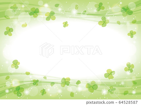Clover background green - Stock Illustration [64528587] - PIXTA