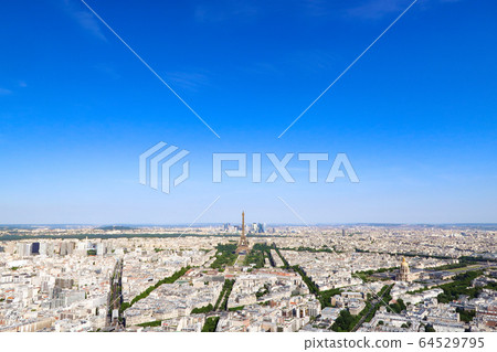 Paris cityscape, Eiffel Tower, France Paris cityscape, Eiffel Tower, France 64529795
