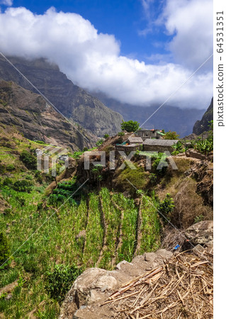 Paul Valley landscape in Santo Antao island, Cape Paul Valley landscape in Santo Antao island, Cape 64531351