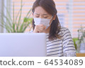 人面罩預防待在家裡 64534089