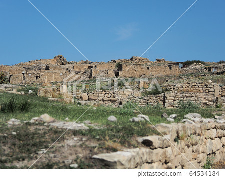 Roman ruins of Dougga, Tunisia 64534184