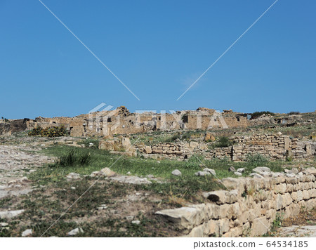 Roman ruins of Dougga, Tunisia 64534185
