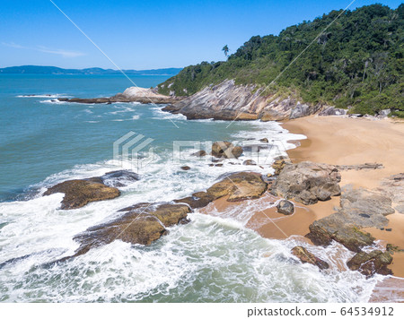 Beach in Balneario Camboriu, Santa Catarina, 64534912