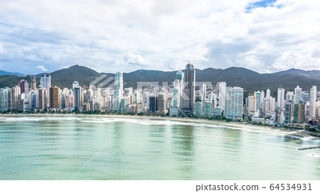 Balneario Camboriu, Santa Catarina, Brazil. Aerial 64534931
