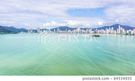 Balneario Camboriu, Santa Catarina, Brazil. Aerial 64534935