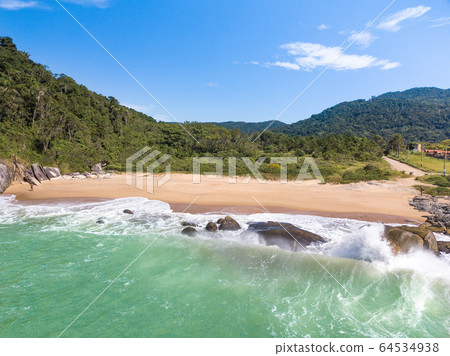 Beach in Balneario Camboriu, Santa Catarina, 64534938