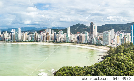 Balneario Camboriu, Santa Catarina, Brazil. Aerial 64534950