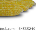 Corn on the white background 64535240