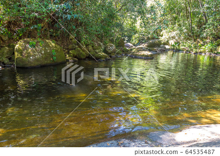 Saco do Mamangua, a tropical fiord in Paraty, Rio 64535487